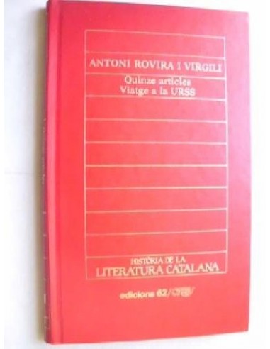 QUINZE ARTICLES/VIATGE A LA URSS