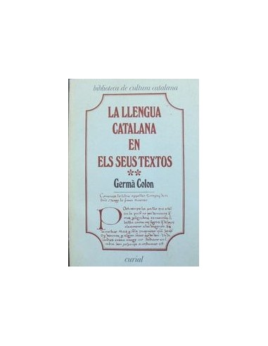 LA LLENGUA CATALANA EN ELS SEUS TEXTOS 2