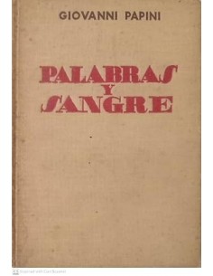 PALABRAS Y SANGRE