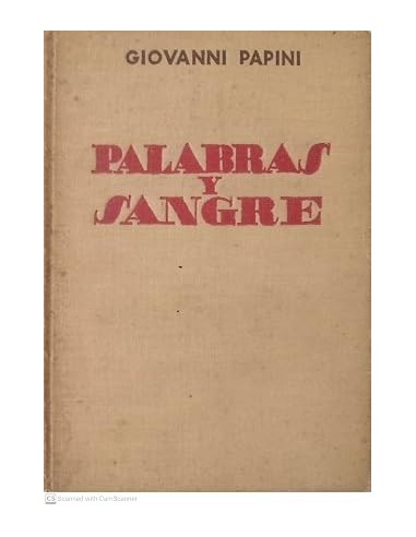 PALABRAS Y SANGRE