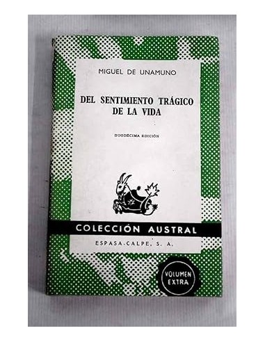 DEL SENTIMIENTO TRÁGICO DE LA VIDA