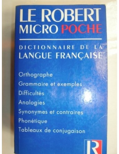 LE ROBERT micro poche dictionnaire...