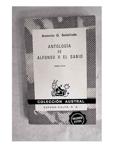ANTOLOGÍA DE ALFONSO X EL SABIO