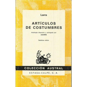 ARTÍCULOS DE COSTUMBRES