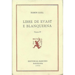 LIBRE DE EVAST E BLANQUERNA volum IV