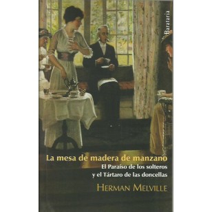 LA MESA DE MADERA DE MANZANO El...