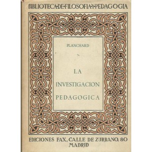 LA INVESTIGACIÓN PEDAGÓGICA