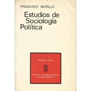 ESTUDIOS DE SOCIOLOGÍA POLÍTICA