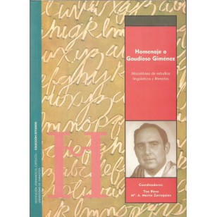 HOMENAJE A GAUDIOSO GIMÉNEZ