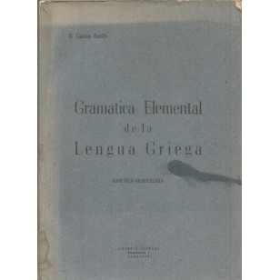 GRAMÁTICA ELEMENTAL DE LA LENGUA...