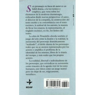 SEIS PERSONAJES EN BUSCA DE AUTOR