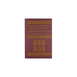 MANUAL BIBLIOGRAFICO DE CANCIONEROS Y...