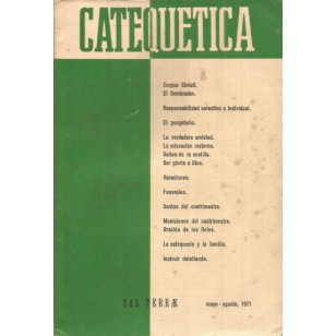 CATEQUETICA XII Mayo-Agosto 1971