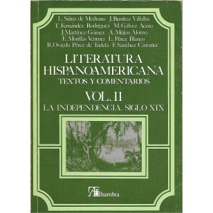 LITERATURA HISPANOAMERICANA. TEXTOS Y...