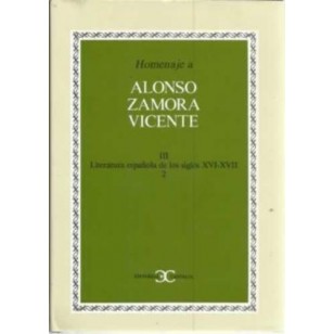 HOMENAJE A ALONSO ZAMORA VICENTE....