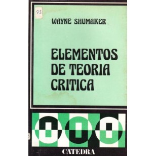 ELEMENTOS DE TEORÍA CRÍTICA