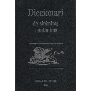 DICCIONARI DE SINONIMS I ANTONIMS...
