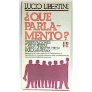 QUE PARLAMENTO