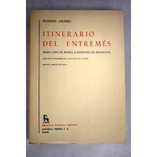 ITINERARIO DEL ENTREMÉS