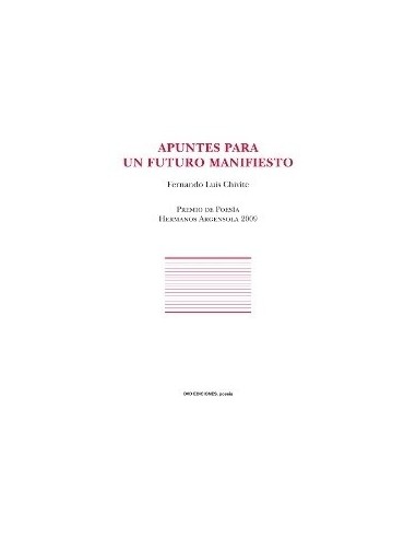 APUNTES PARA UN FUTURO MANIFIESTO