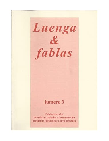 LUENGA & FABLAS lumero 3