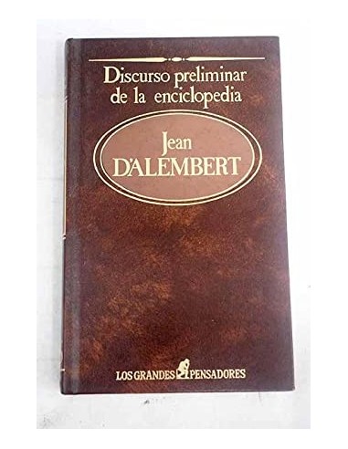 DISCURSO PRELIMINAR DE LA ENCICLOPEDIA