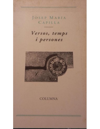 VERSOS TEMPS I PERSONES