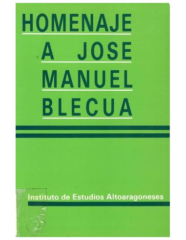 HOMENAJE A JOSÉ MANUEL BLECUA