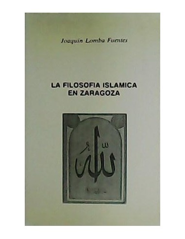 LA FILOSOFÍA ISLÁMICA EN ZARAGOZA