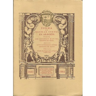 FORMA DE CELEBRAR CORTES EN ARAGÓN