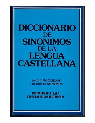 DICCIONARIO DE SINÓNIMOS DE LA LENGUA...