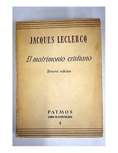 EL MATRIMONIO CRISTIANO