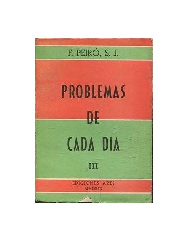 PROBLEMAS DE CADA DÍA III