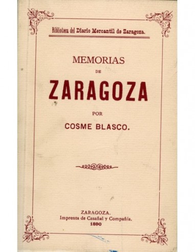 MEMORIAS DE ZARAGOZA