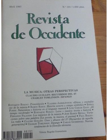 REVISTA DE OCCIDENTE 191 Abril 1997