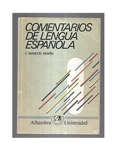 COMENTARIOS DE LENGUA ESPAÑOLA