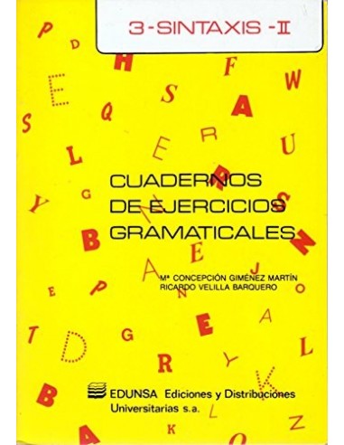 SINTAXIS II cuaderno de ejercicios...