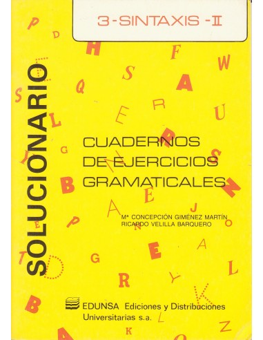 SINTAXIS II. SOLUCIONARIO cuaderno de...