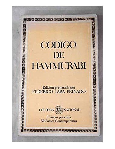 CÓDIGO DE HAMMURABI Edición de...