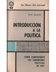 INTRODUCCIÓN A LA POLÍTICA