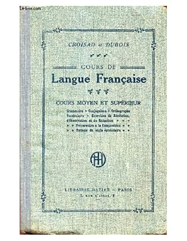 COURS DE LANGUE FRANÇAISE Cours moyen...