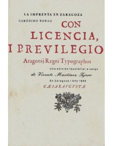 LA IMPRENTA EN ZARAGOZA