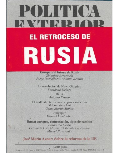 REVISTA POLÍTICA EXTERIOR Vol IX nº...