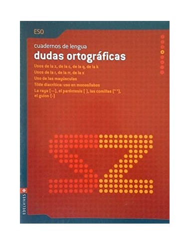 CUADERNO DUDAS ORTOGRÁFICAS ESO 4