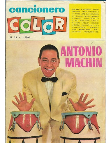 CANCIONERO COLOR 25 ANTONIO MACHÍN