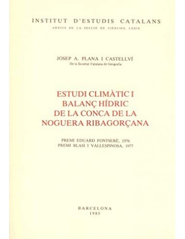 ESTUDI CLIMATIC I BALANÇ HIDRIC DE LA...