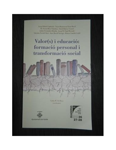 VALORS I EDUCACIÓ FORMACIÓ PERSONAL I...