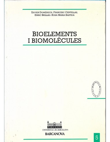 BIOELEMENTS I BIOMOLÈCULES