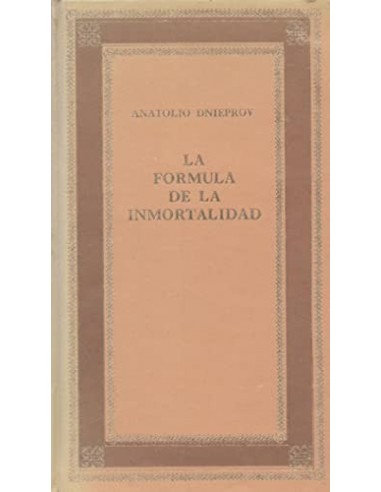LA FÓRMULA DE LA INMORTALIDAD