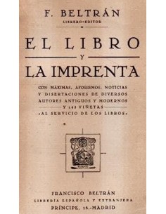 EL LIBRO Y LA IMPRENTA